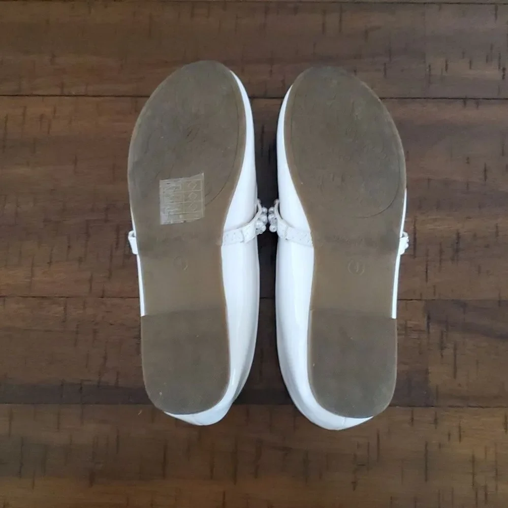 Dream Pairs Girl's Mary Jane Patent White Dress Shoes Special Occasions - Size 4